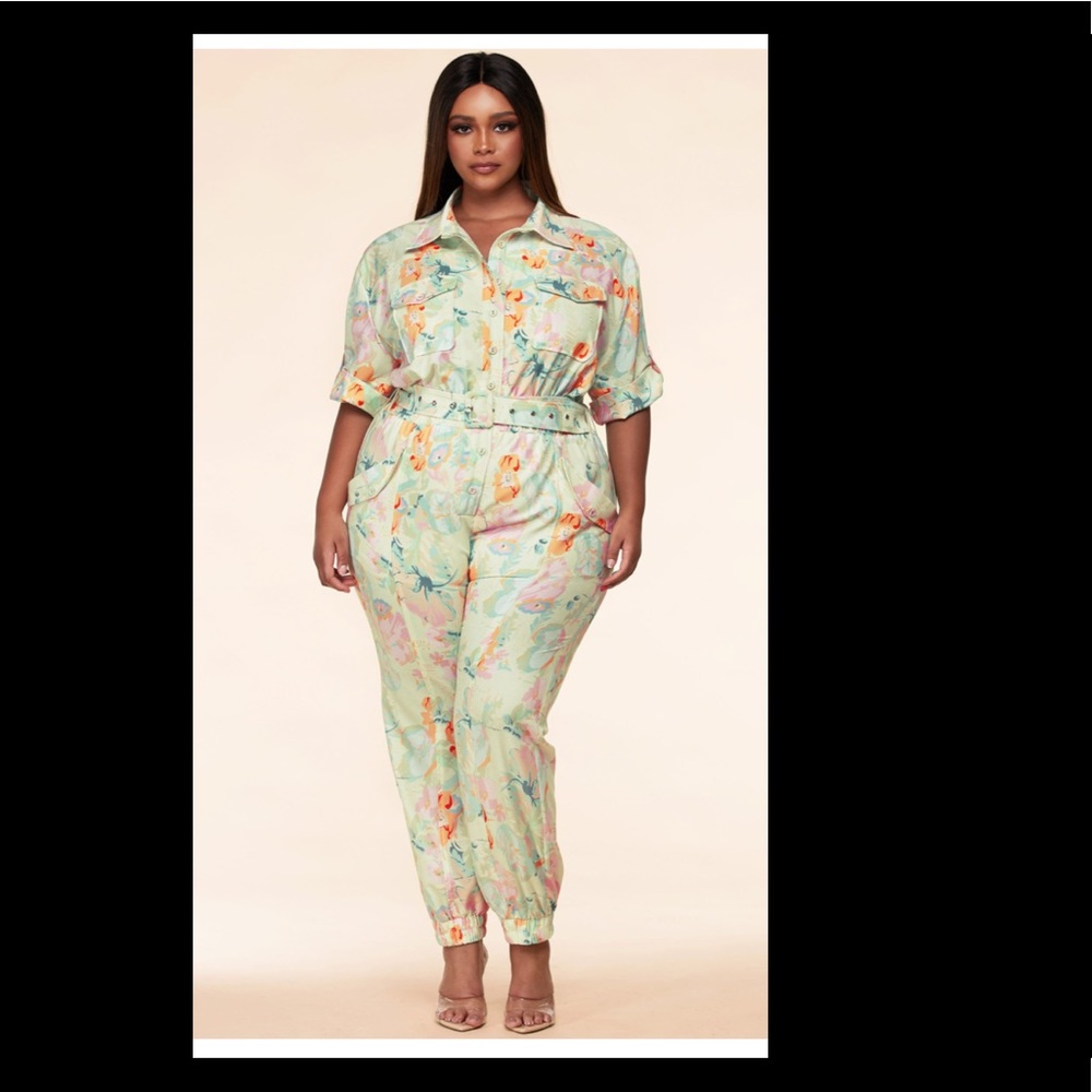 Floral jumpsuit